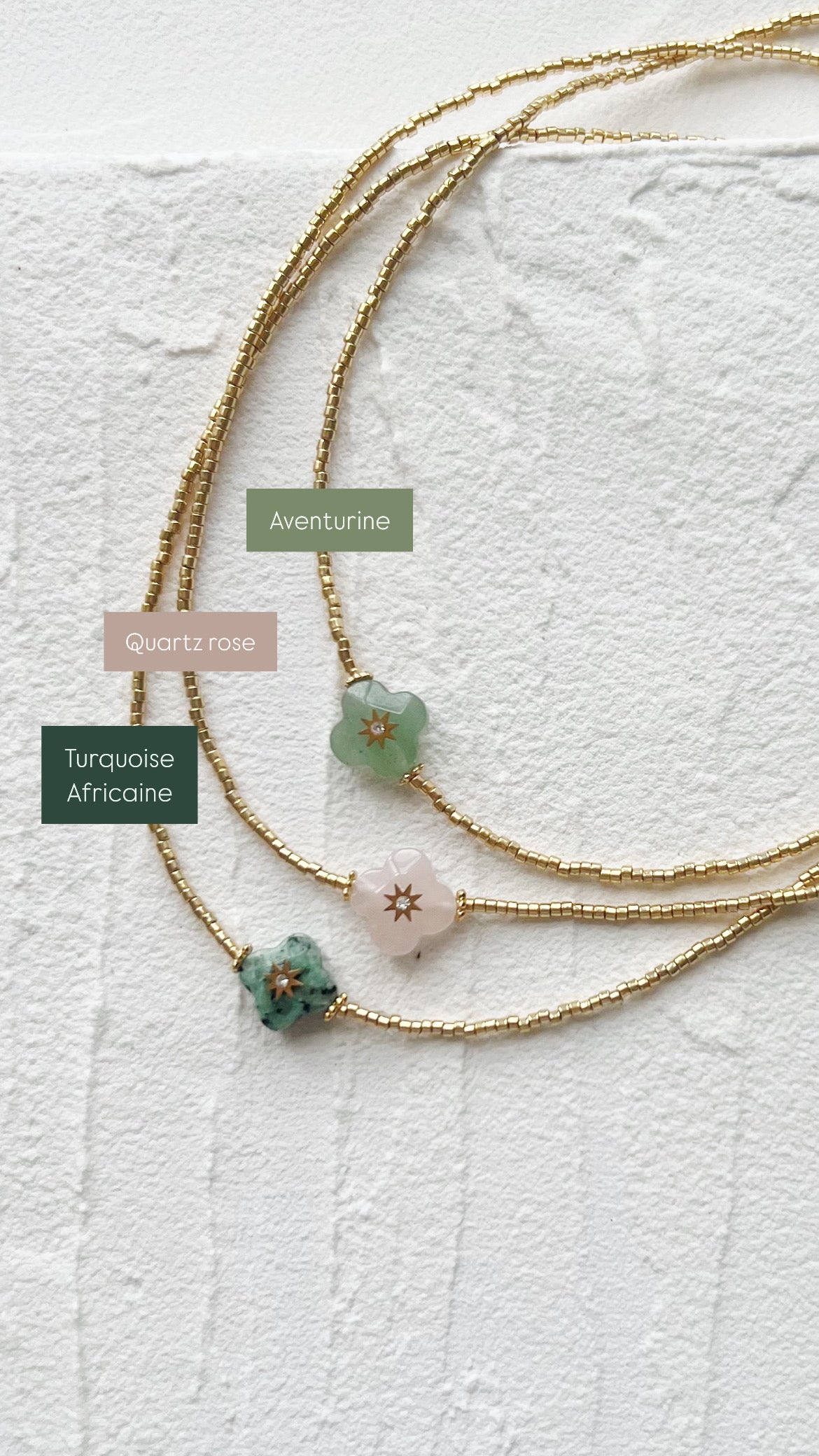 Collier trèfle porte bonheur
