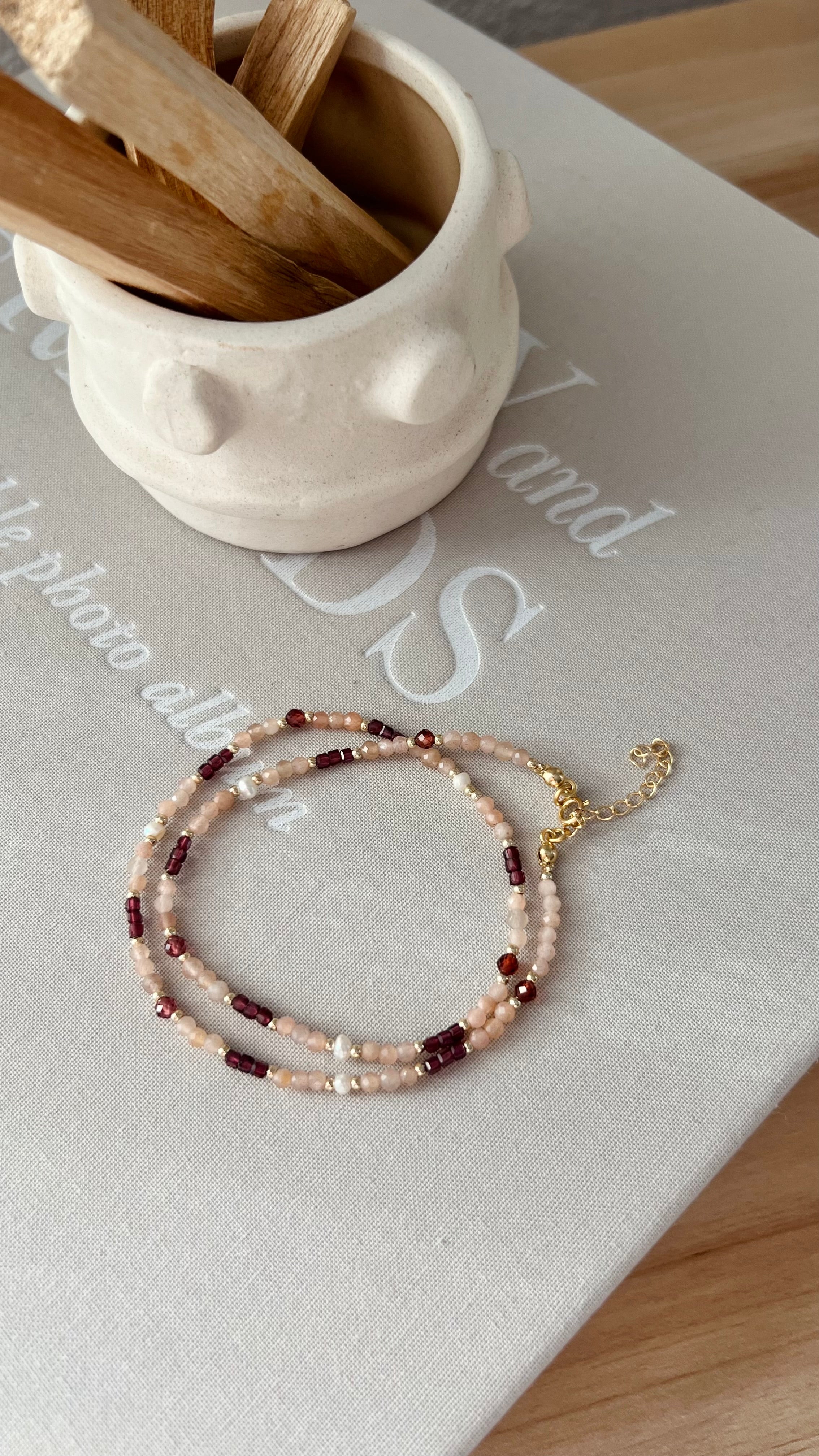 Collier double bracelet June