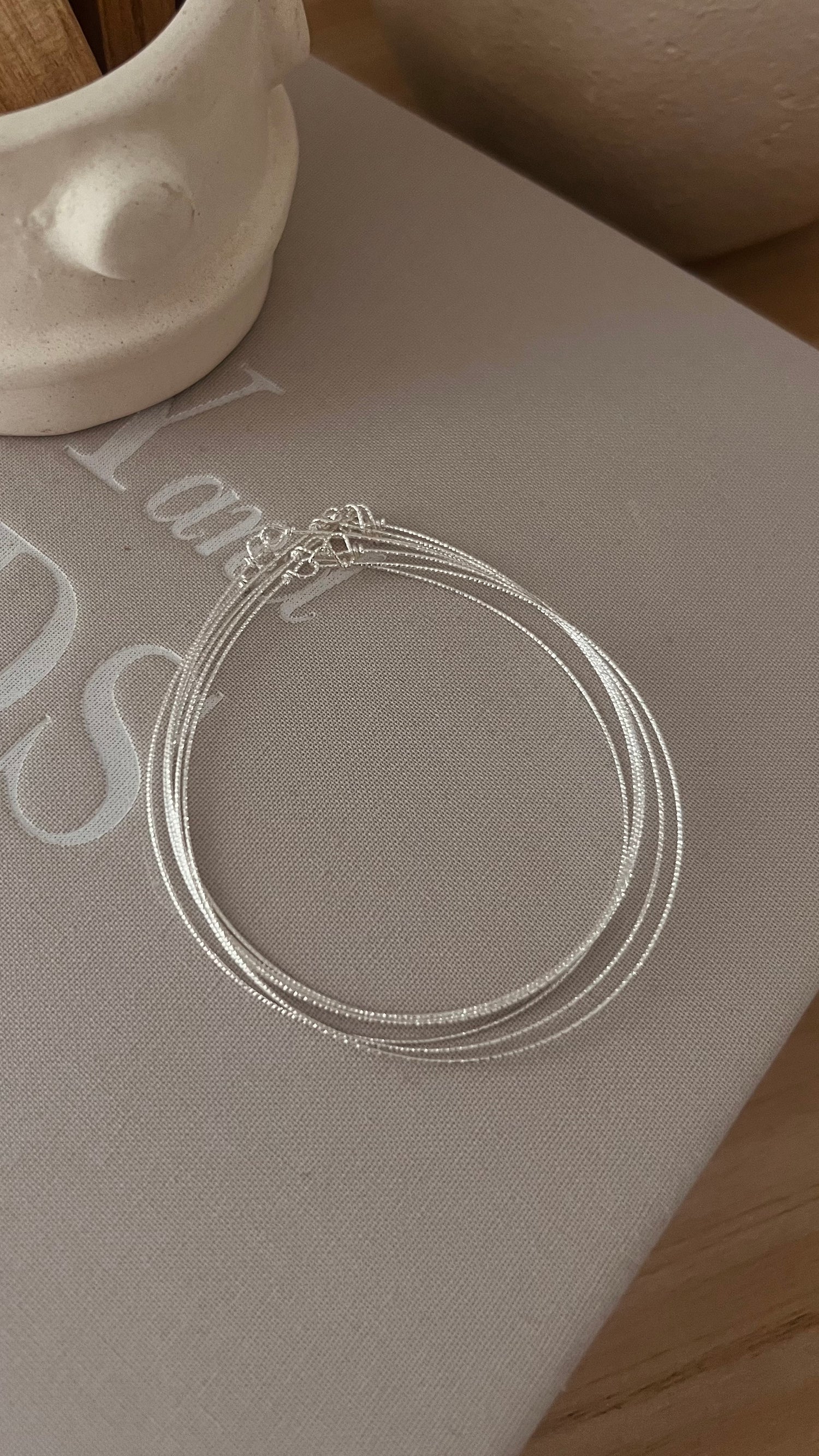 Semainier Solea argent 925