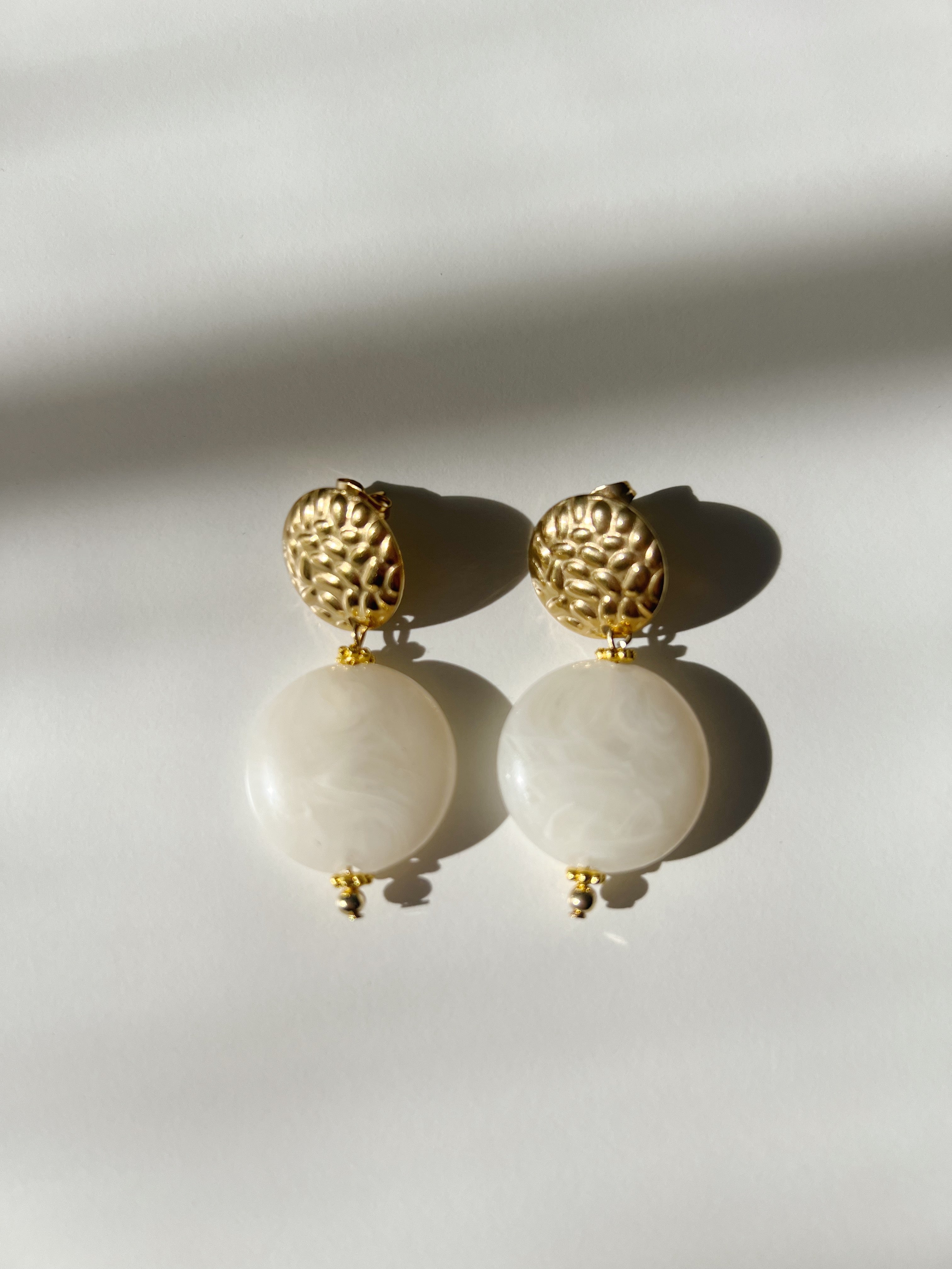 Boucles d’oreilles Claudine - Cream