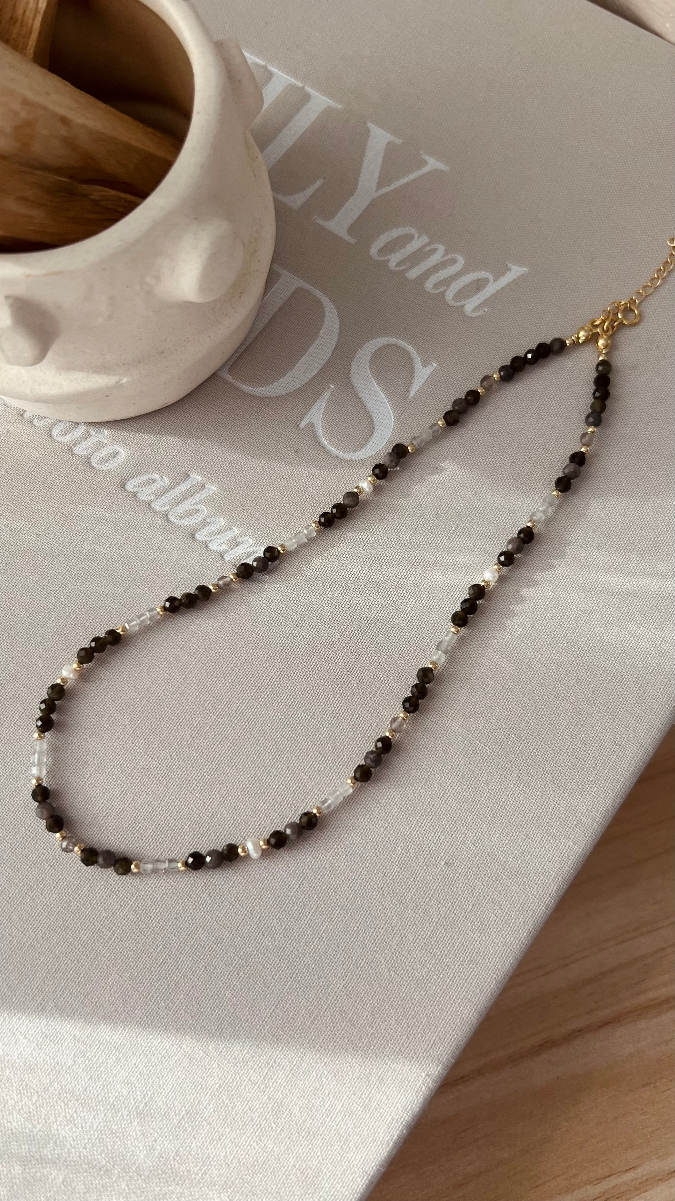 Collier double bracelet Mona