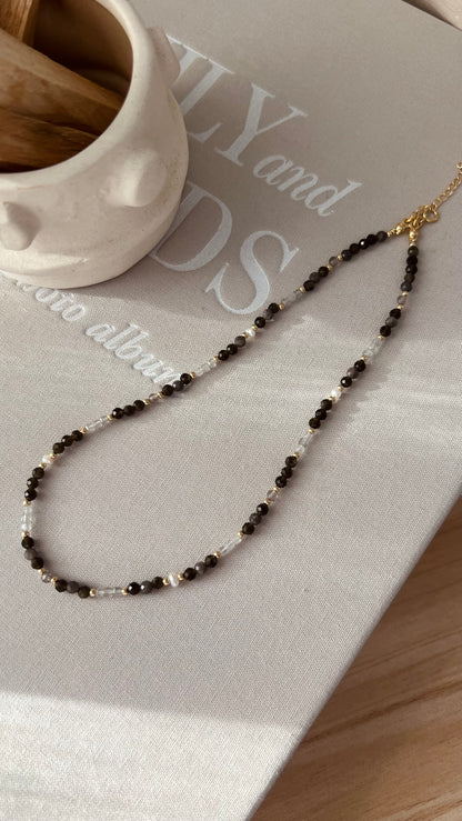 Collier double bracelet Mona