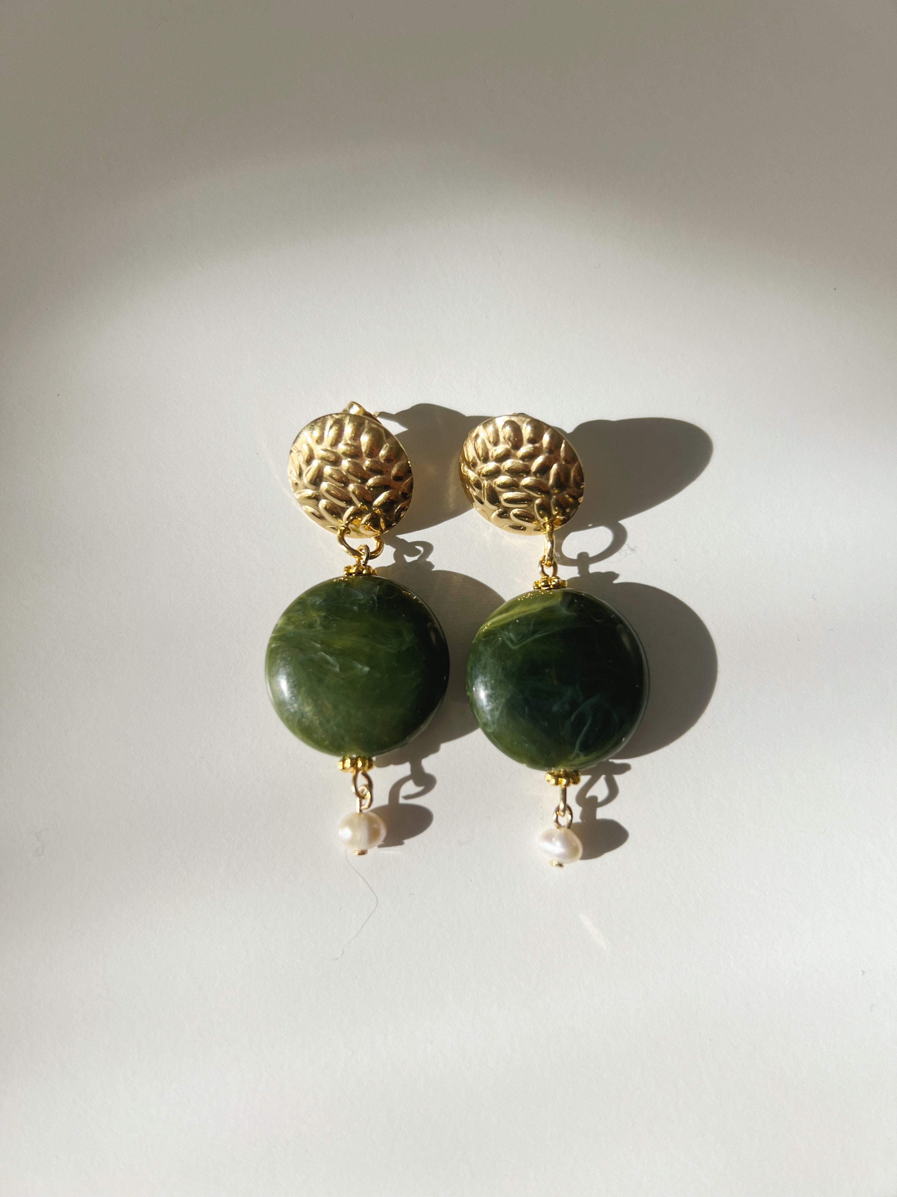 Boucles d’oreilles Louisette - Green